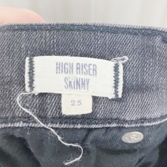 Madewell | High Riser Skinny Jean Dark Gray Size 25 - Picture 7 of 8